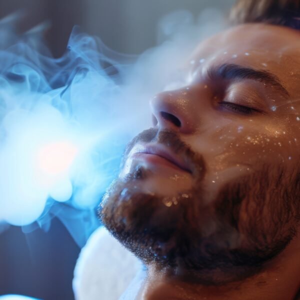 تنظيف وجه بالبخار